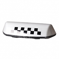 Знак "ТАКСИ" большой белый